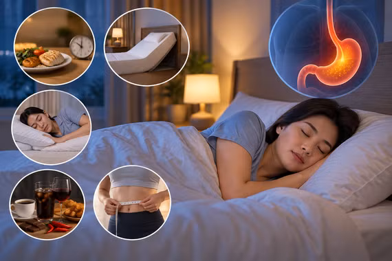 Những mẹo đơn giản giúp ngăn trào ngược axit, ngủ ngon hơn mỗi đêm