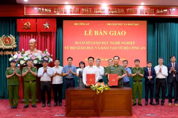 Bộ Công an tiếp nhận nguyên trạng 3 trường cao đẳng nghề từ Bộ GD&ĐT