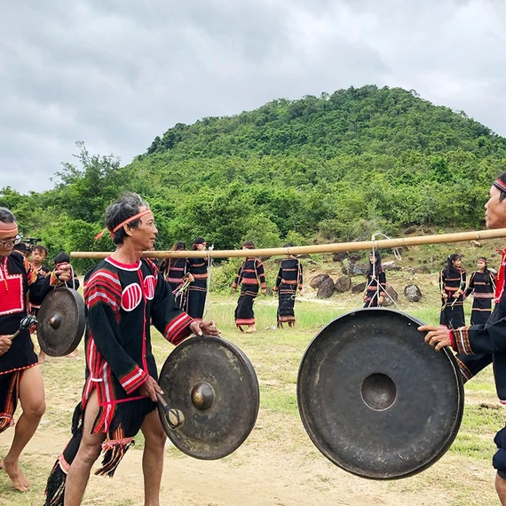 Bộ chiêng của các thủ lĩnh Jrai trở thành bảo vật quốc gia