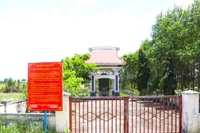 Xếp hạng di tích quốc gia Địa điểm tưởng niệm vụ thảm sát tại Tân Lập năm 1947. Ảnh: Ngọc Minh