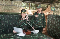 Tư lệnh Quân đoàn 34 kiểm tra diễn tập tại Sư đoàn 10