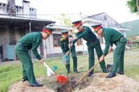 Lữ đoàn 573 phát động phong trào “Tết trồng cây đời đời nhớ ơn Bác Hồ”