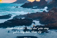 Hành trình nhặt “vàng đen” giữa sóng gió ở vùng biển Nhơn Lý