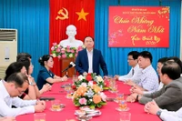 Bí thư Tỉnh ủy Thái Đại Ngọc thăm, chúc Tết Báo và phát thanh, truyền hình Gia Lai