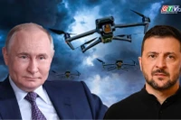 Drone Nga tấn công Kiev: Ba người thiệt mạng, nhiều tòa nhà bốc cháy