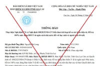 Cảnh báo hành vi giả mạo công văn của cơ quan BHXH để lừa đảo
