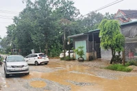 Bình Định: Nhiều đường dân sinh hư hỏng nặng