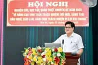 Đảng ủy các cơ quan Đảng tỉnh Gia Lai quán triệt chuyên đề năm 2025