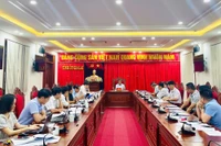Gia Lai: Bộ phận Thường trực Tiểu ban văn kiện Đại hội XVII của tỉnh họp triển khai một số nội dung