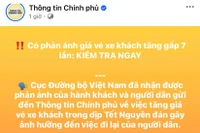 Gia Lai kiểm tra thông tin giá vé xe khách về từ Tp. Hồ Chí Minh tăng cao ngất trong dịp Tết.