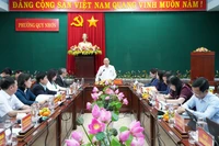 Bí thư Tỉnh ủy Thái Đại Ngọc: Nêu cao trách nhiệm, chủ động triển khai công tác chuẩn bị bầu cử đảm bảo tiến độ, đúng quy định.