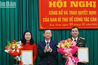 Kon Tum: Công bố và trao Quyết định của Ban Bí thư về công tác cán bộ