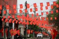 Gia Lai: Người dân chung tay thực hiện đường cờ mừng Quốc khánh