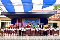 150 triệu đồng quà tặng dành cho học sinh Trường Tiểu học Lê Lợi