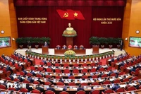 Phiên khai mạc Hội nghị lần thứ 14 Ban Chấp hành Trung ương Đảng khóa XIII. Ảnh: Lâm Khánh/TTXVN