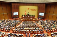 Quang cảnh Kỳ họp thứ 10, Quốc hội khóa XV. Ảnh: Phạm Kiên/TTXVN