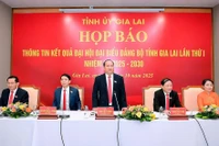 Họp báo thông tin kết quả Đại hội đại biểu Đảng bộ tỉnh lần thứ I, nhiệm kỳ 2025-2030.