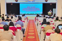 Quang cảnh hội nghị tập huấn bồi dưỡng nghiệp vụ công tác thông tin tuyên truyền, thông tin đối ngoại năm 2025.