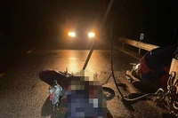 Tai nạn xe máy trên đường đèo qua xã An Nhơn Tây khiến 1 người tử vong.