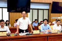 Thứ trưởng Bộ Nội vụ Nguyễn Văn Hồi phát biểu tại buổi làm việc với UBND tỉnh Gia Lai về công tác cải cách hành chính.