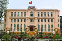 Tổng Bí thư Tô Lâm, Chủ tịch nước Lương Cường dự khánh thành công trình trụ sở làm việc Cơ quan Chủ tịch nước