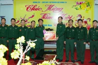 Tư lệnh Quân đoàn 34 kiểm tra công tác sẵn sàng chiến đấu, chúc Tết Sư đoàn 31.