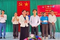 Xã Phù Mỹ Tây tổ chức thi tìm hiểu pháp luật về bầu cử.