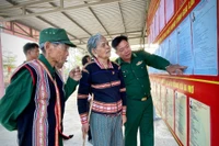 Bộ đội Biên phòng lan tỏa không khí bầu cử nơi biên giới