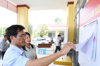 Kiểm tra tình hình thực hiện công tác bầu cử trên địa bàn xã Bình Phú và Tây Sơn.