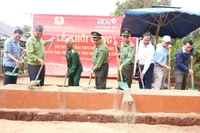 Công an tỉnh Gia Lai khởi công xây 3 nhà ở cho hộ dân có hoàn cảnh khó khăn