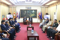 Đoàn lãnh đạo cấp cao tỉnh Gia Lai thăm, chúc Tết tỉnh Preah Vihear 