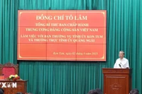 Tổng Bí thư: Kon Tum và Quảng Ngãi sau khi hợp nhất sẽ thành cực tăng trưởng mới