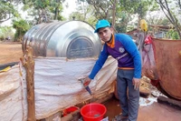 Canh cánh nỗi lo thiếu nước sinh hoạt vào mùa khô