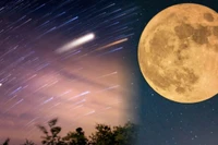 Hiện tượng cực hiếm đầu năm mới: Siêu trăng, mưa sao băng cùng xuất hiện