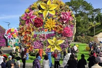 Ngắm bó hoa nặng 10 tấn, lập kỷ lục Việt Nam tại Đà Lạt