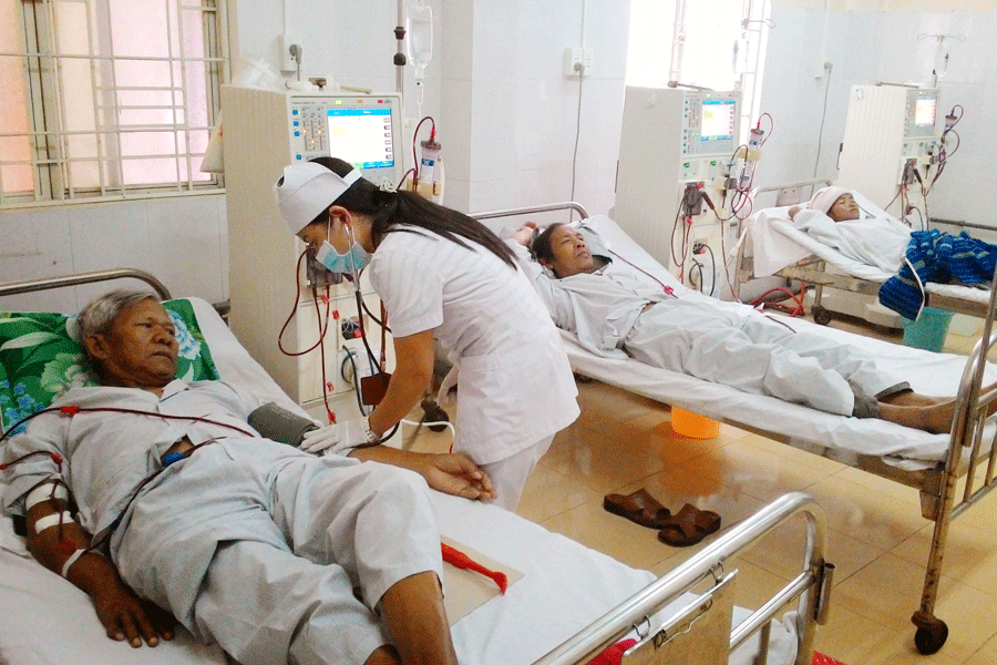 Các cơ sở y tế đã nỗ lực nâng cao thái độ, tinh thần phục vụ đáp ứng sự hài lòng của người bệnh. Ảnh: N.N