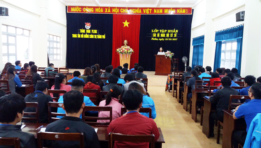 Quang cảnh lớp tập huấn. Ảnh: T.C Quang cảnh lớp tập huấn. Ảnh: T.C