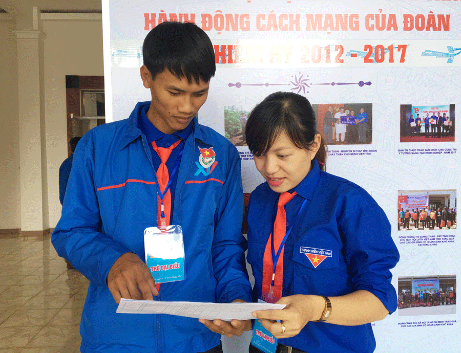 Anh Nguyễn Viết Quyền là một Bí thư Đoàn rất năng động, nhiệt huyết. Ảnh: P.V Anh Nguyễn Viết Quyền là một Bí thư Đoàn rất năng động, nhiệt huyết. Ảnh: P.V