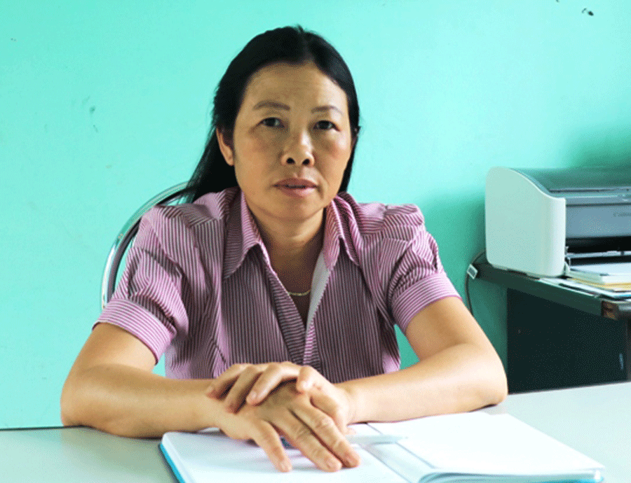 Chị Trần Thị Tú Anh. Ảnh: N.H