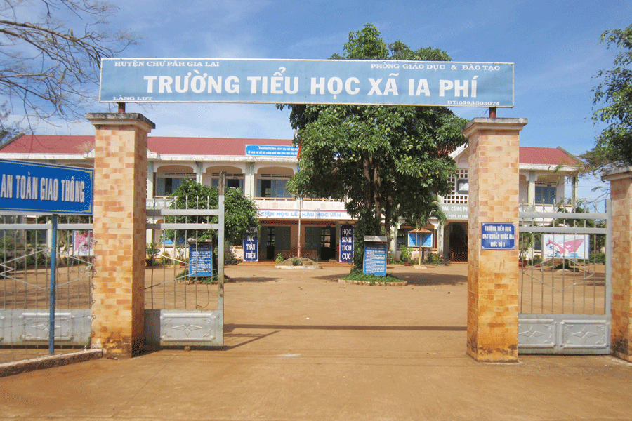 Trường Tiểu học xã Ia Phí. Ảnh: Đ.P Trường Tiểu học xã Ia Phí. Ảnh: Đ.P