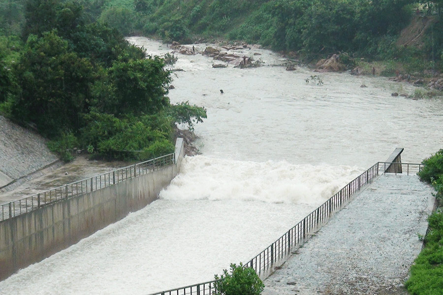 Công trình hồ chứa Ia Hdreh (huyện Krông Pa). Ảnh: N.S