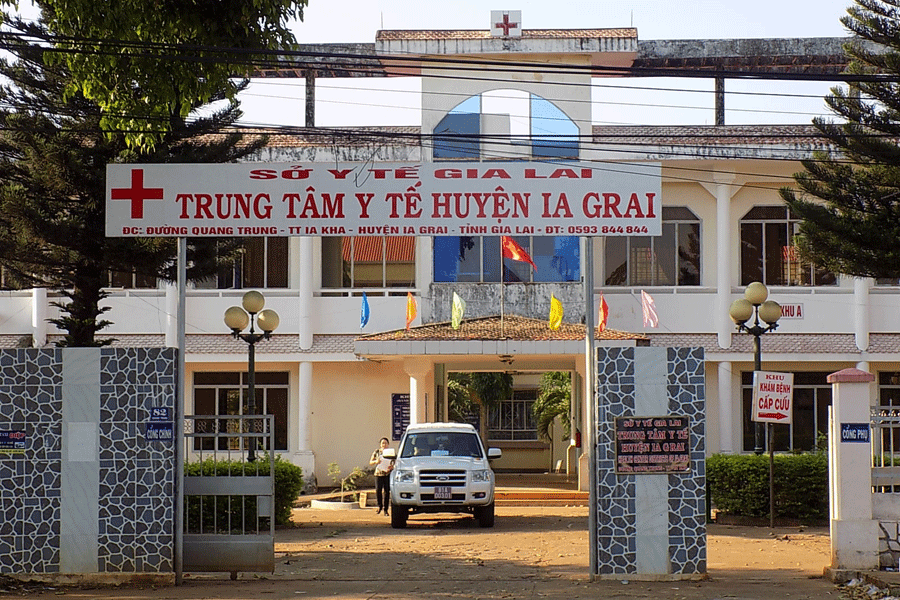 Trung tâm Y tế huyện. Ảnh: T.N Trung tâm Y tế huyện. Ảnh: T.N