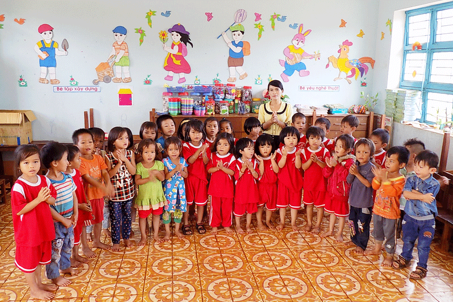 Tăng cường công tác chăm sóc, giáo dục và bảo vệ trẻ em. Ảnh: T.N Tăng cường công tác chăm sóc, giáo dục và bảo vệ trẻ em. Ảnh: T.N