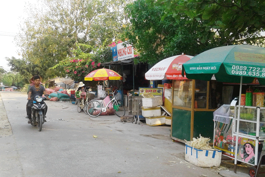 Một góc xã Yang Nam hôm nay. Ảnh: L.V.N