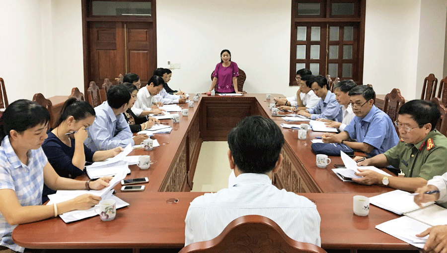 Quang cảnh cuộc họp. Ảnh: P.L