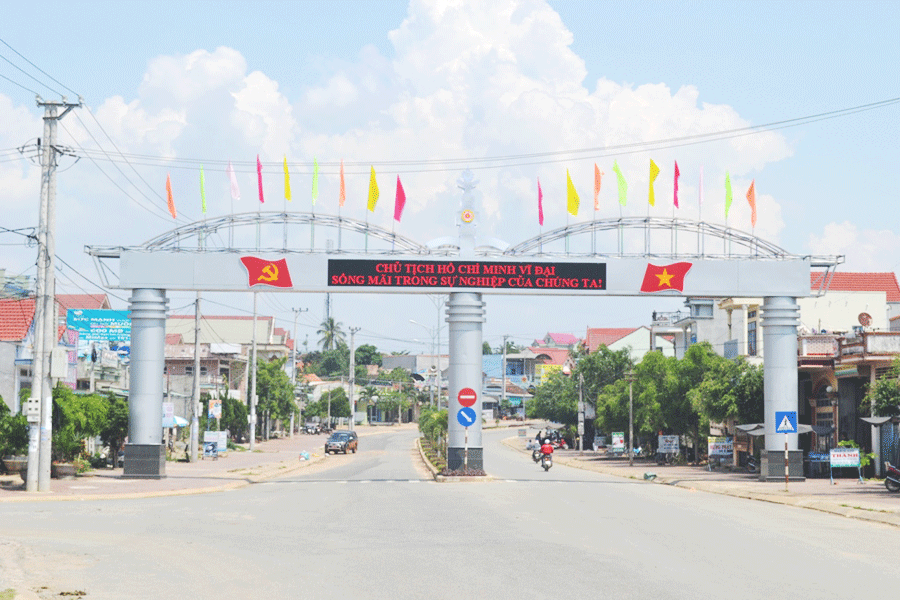  Thị trấn Kbang. Ảnh: Lê Nam