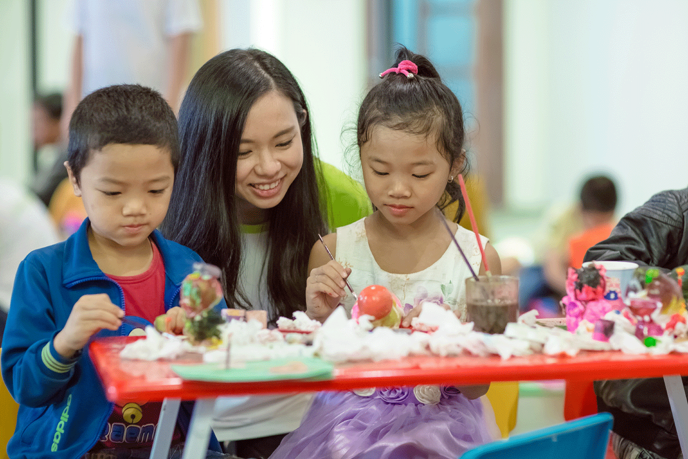 Các con đã có một ngày thật vui tại AIA Vitality Day.