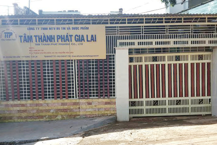 Công ty “ma” mà Thu lập ra để huy động vốn. Ảnh: L.V.N Công ty “ma” mà Thu lập ra để huy động vốn. Ảnh: L.V.N