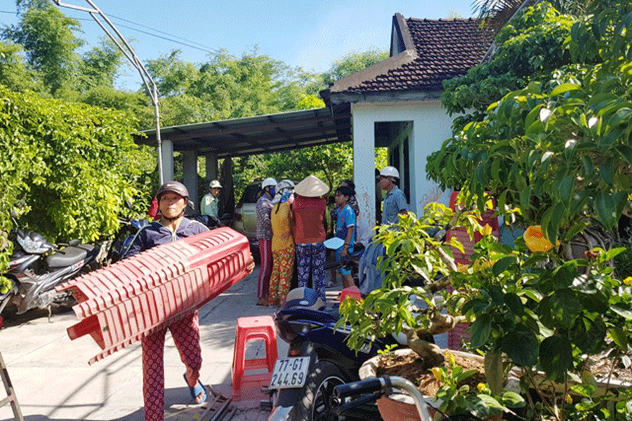 Ngôi nhà ông Thảo treo cổ tự vẫn. Ảnh: T.P