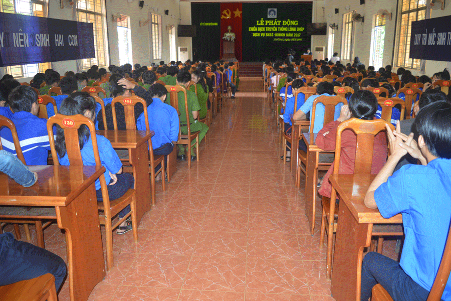 Toàn cảnh lễ phát động. Ảnh: Đ.Y